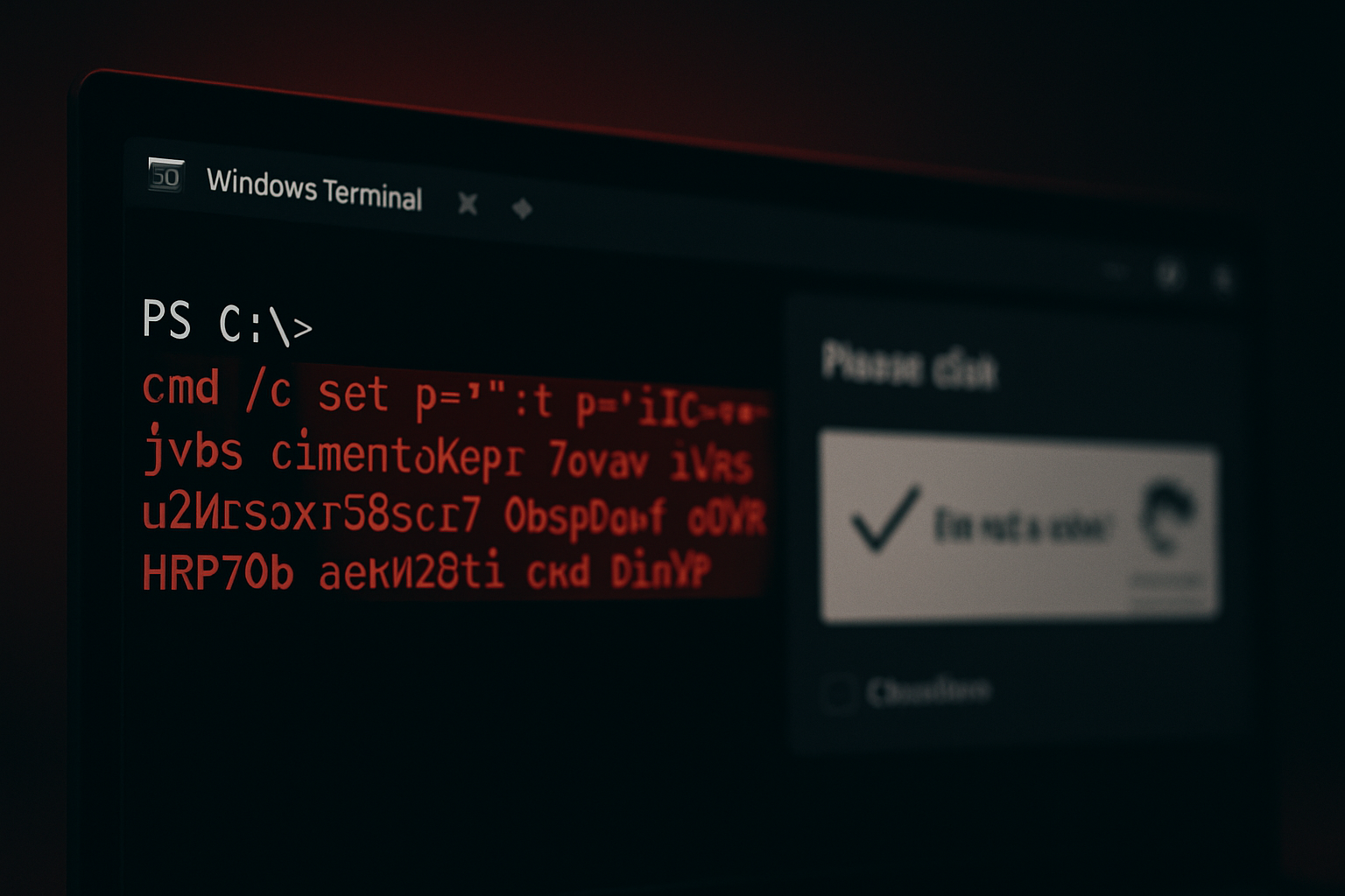 TerminalFix Backdoor: How Fake CAPTCHAs Exploit Windows Terminals